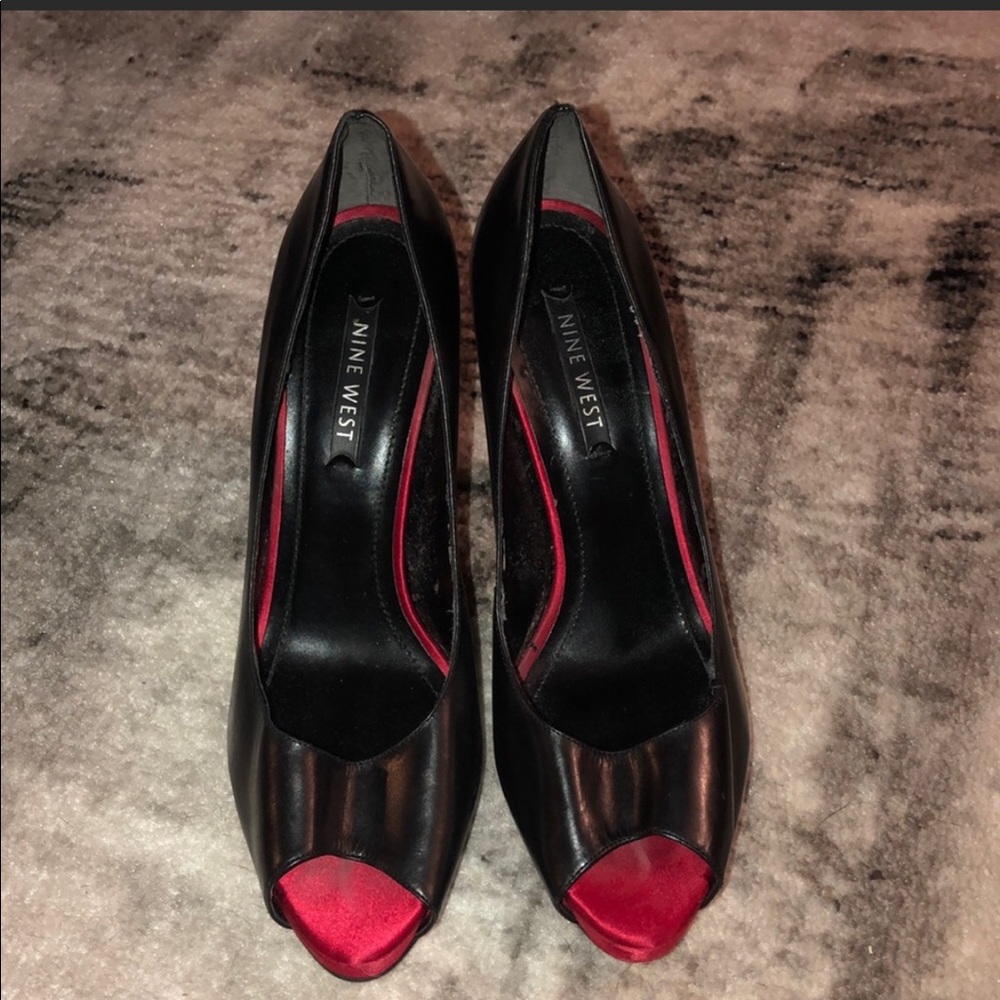 Nine West Red bottom heels